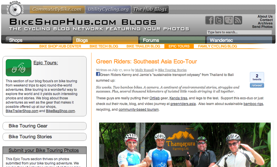 Bike Shop Hub: GREEN RIDERS